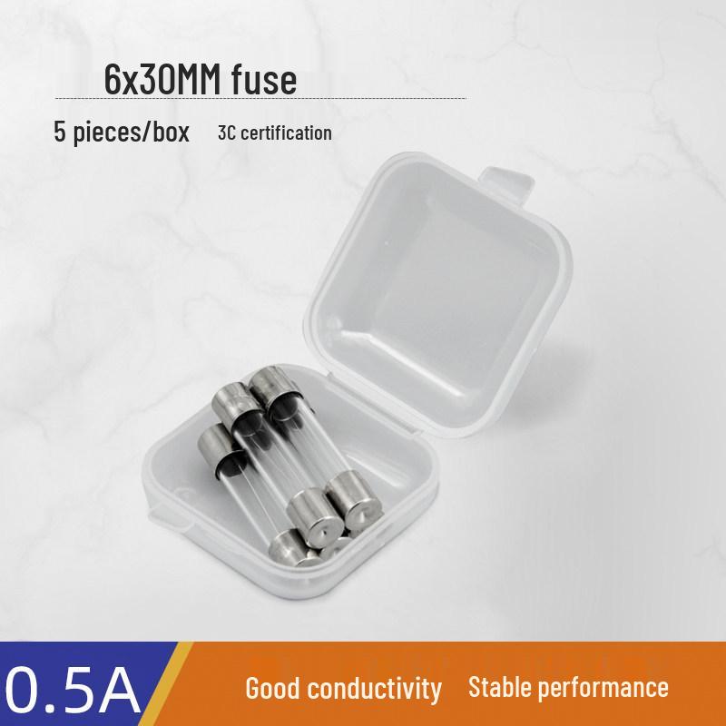 Glass Tube Fuse Set: 5x20mm & 6x30mm, 1-30A Range