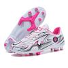 New football shoes children's five-a-side big children's small and medium-sized long-nail football shoes low-top broken nails leather foot sports shoe