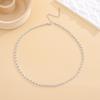 Summer Fresh Geometric Crystal Zirconia Necklace & Earring Set In Candy Colors