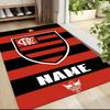 Custom Name Wolves Crest Badge Carpet Rug Customizable Soft Washable Anti-Slip Home Living Room Sofa Mats Personalized Rug. 0909201