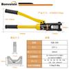 Bonvoisin Hydraulic Crimping Crimping for Crimping Bare Terminals 10 Japanese Instruction Manual Included Tool, Pliers, Copper/Aluminum 16-240mm²,
