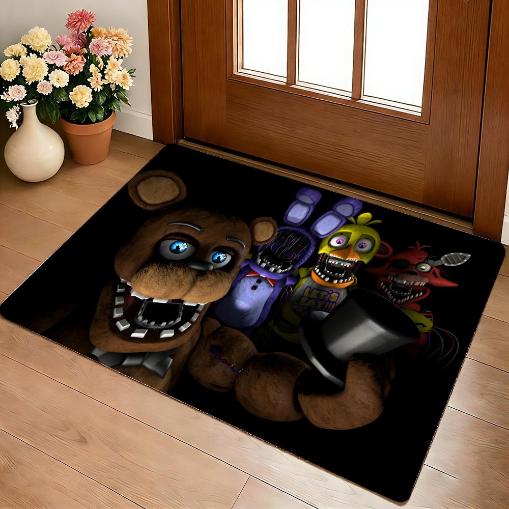 Movie Five N-Nights At F-Freddys2 Floor Mat Cozy Flannel Soft Thick Non-Slip Mat For Living Room Bedroom Kitchen Decor Rugs