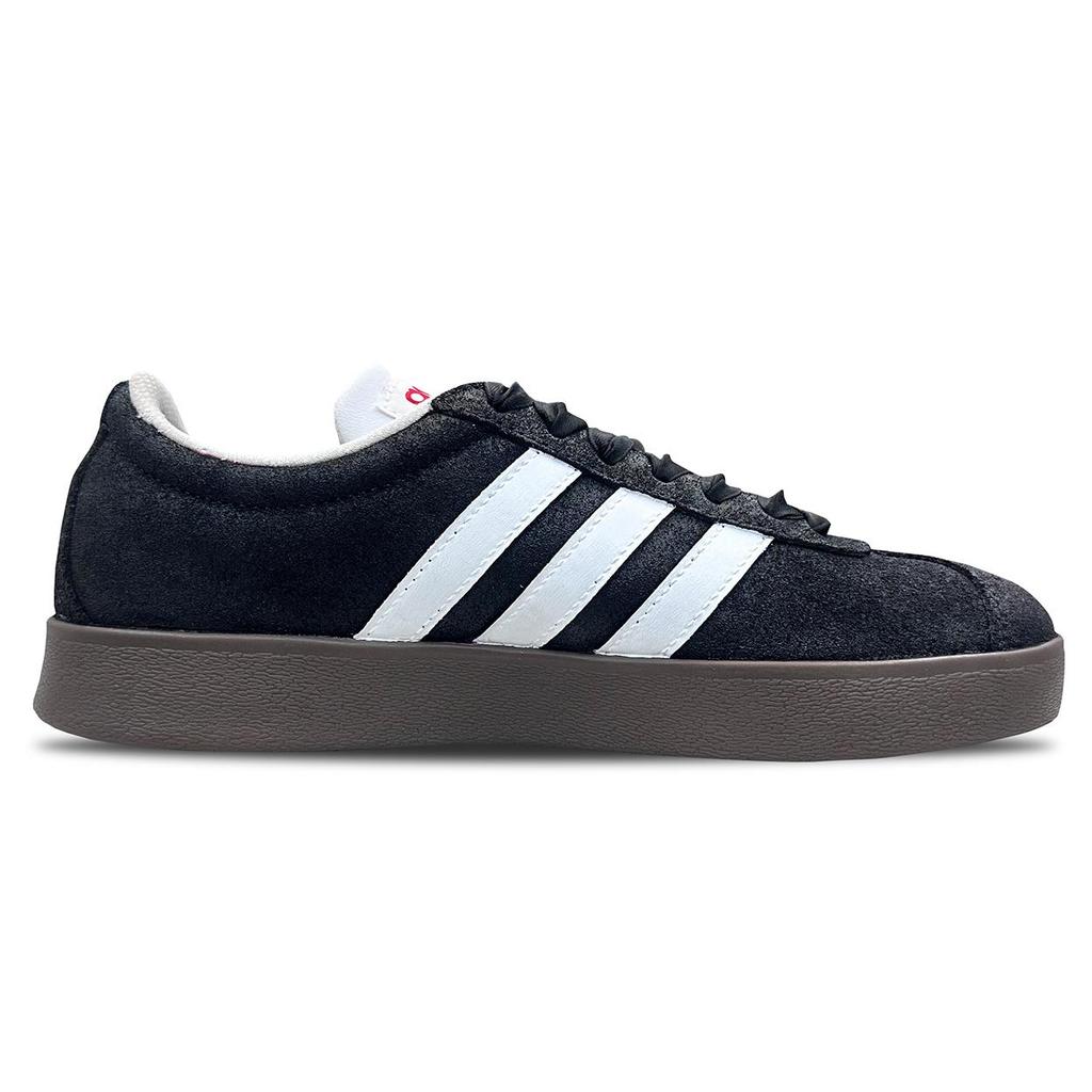Adidas Neo VL Court 2.0 Slip Resistant Abrasion Resistant Low top Skateboard Shoes Unisex Black HQ1802(team1120-)