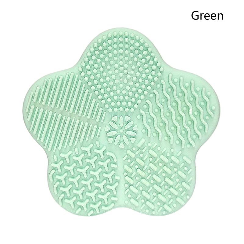 1pc Colorful Heart Shape Clean Make Up Brushes Wash Brush Silica Glove Scrubber Board Cosmetic Cleaning Tools For Makeup Brushe