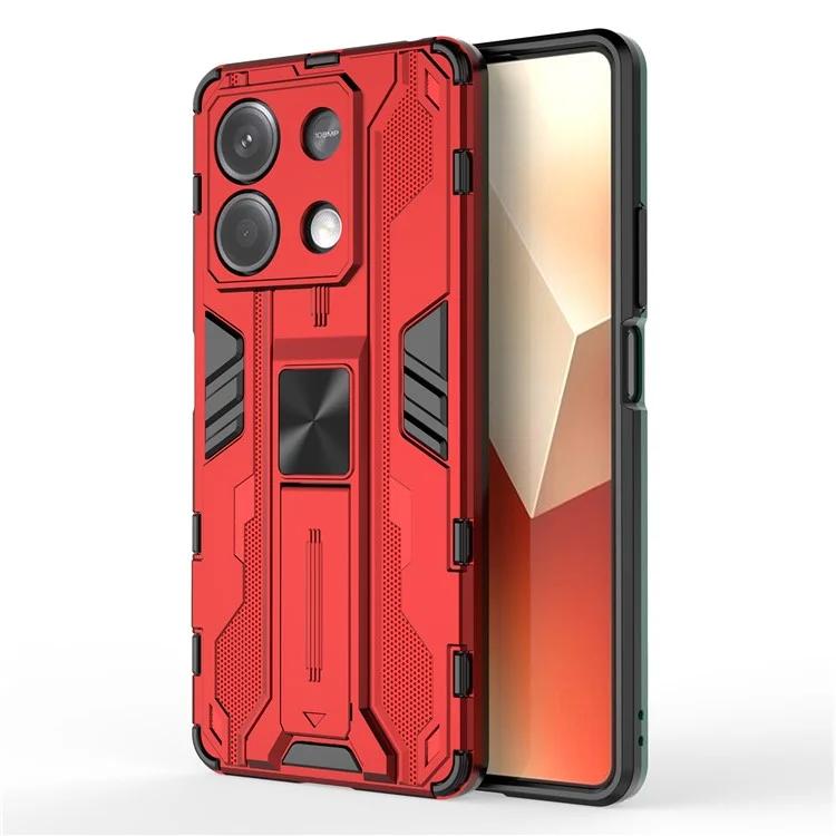 

Для Xiaomi Redmi Note 13 5G Чехол-подставка ПК + Гибридный чехол для телефона из ТПУ