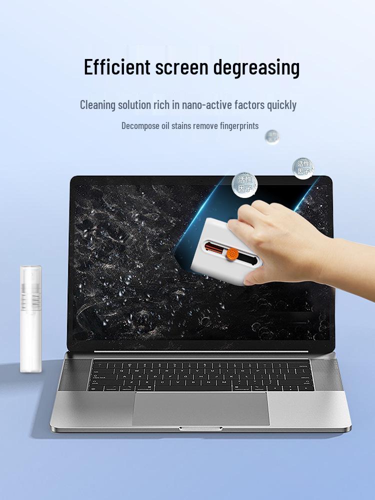 Bluetooth Headset & Keyboard Cleaning Pen Set with Dust Removal Brush