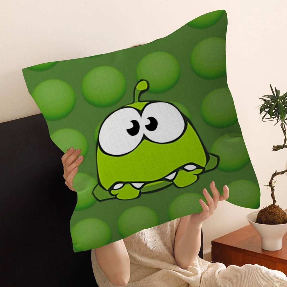 Cartoon oOm cute nNomm Pillow Gifts Home Office Furnishings Bedroom Sofa Car Cushion Cover case xcm