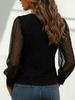 2026 European Style Long Sleeve V-Neck Casual Elegant T-Shirt