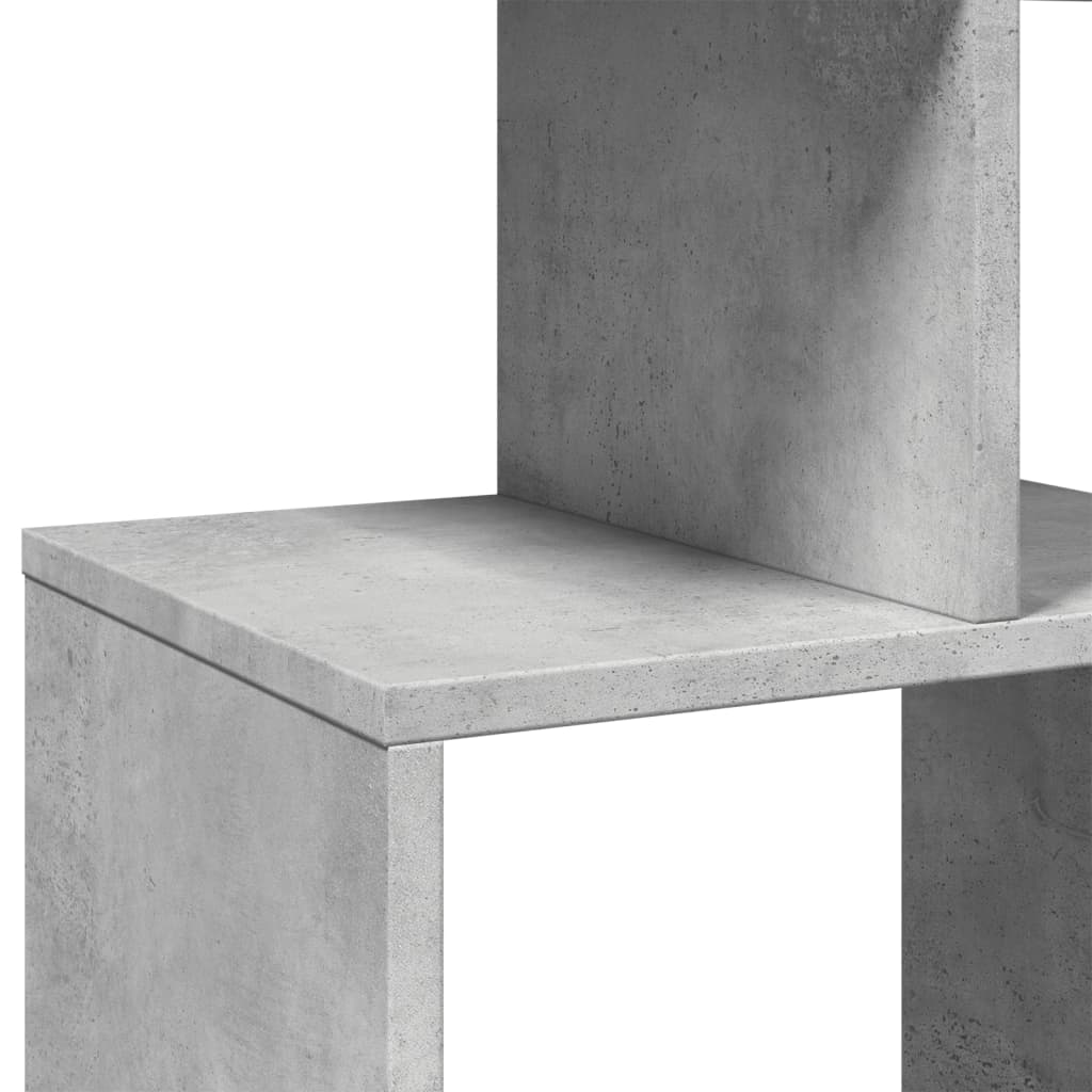 Bookshelf Concrete Grey 92 x 29 x 188 cm Engineered Wood