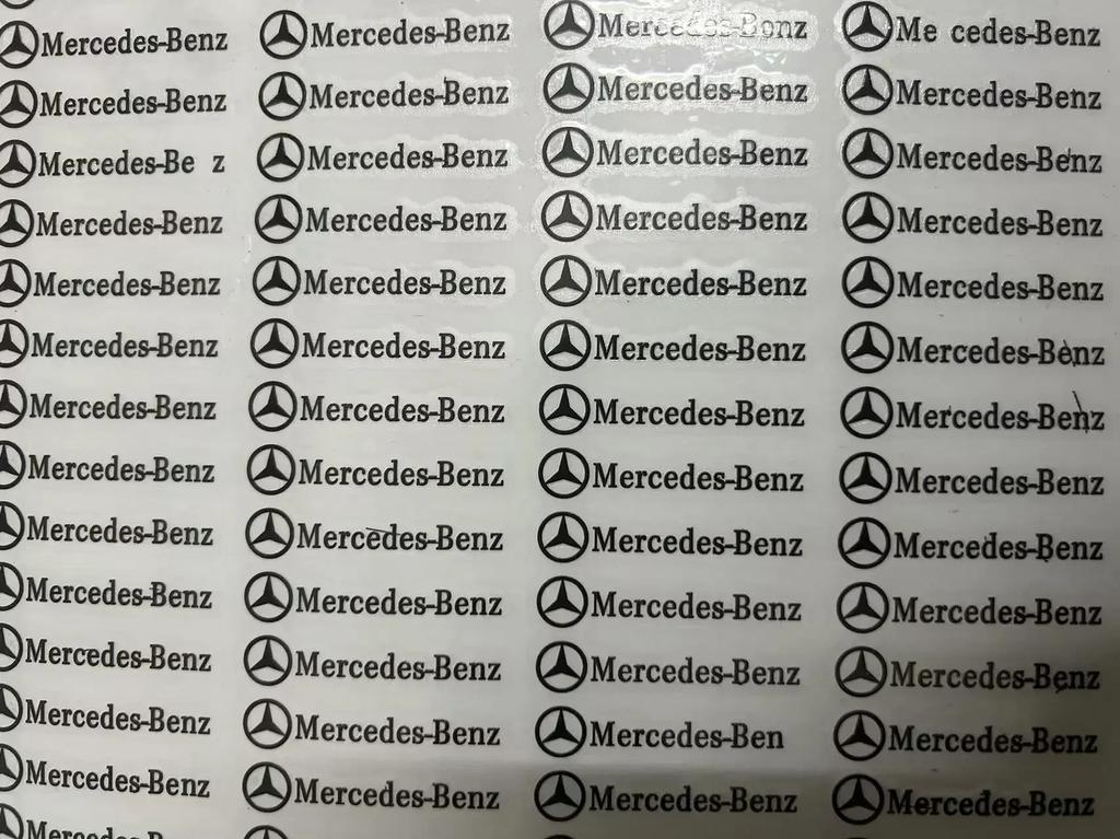 Car Interior Decals Auto Emblem Sticker Accessories For Mercedes Benz AMG Brabus Maybach Smart W204 GLC CLA GLK W205 W203 W206