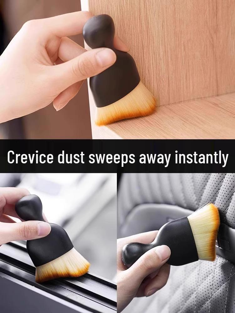 Miękka szczotka do kurzu do wnętrza samochodu i nawiewów