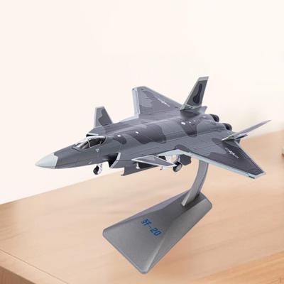 1/144 skala Kampfflugzeug Modell Flugzeug Simulation mit Display Stand Metall