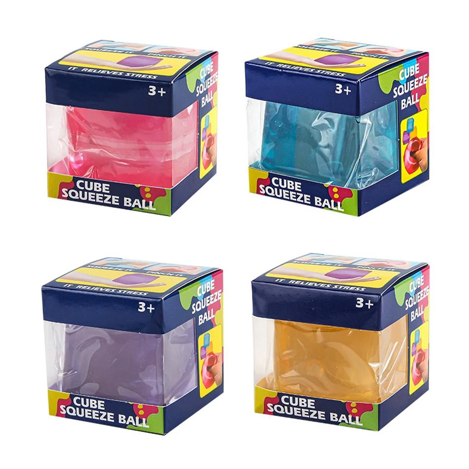 Nee Doh Nice Cube, Cute Bear Maltose, Stress Resistant Toy That , Relax And Grip Desktop Decorative With Box Gift