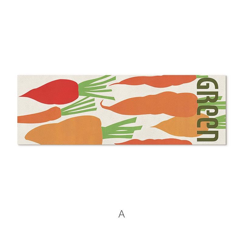 Wabi-Sabi Kitchen Mat: Water-Absorbent, Quick-Drying, Stain-Resistant, Easy-Clean Diatomaceous Earth Anti-Fall & Anti-Slip Floor Pad