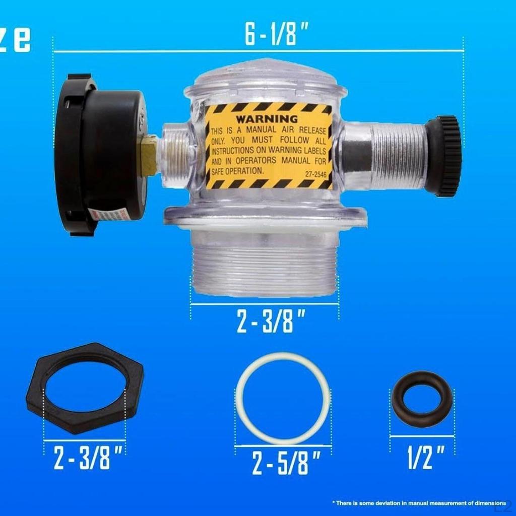 273564 Air Relief Assembly Replacements Practical Easy to Install Sturdy Sand Pump Filter Replace