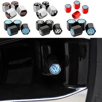 VW GTI GOLF 2026 Horké pro VW VOLKSWAGEN 4ks Krytky ventilků kol pro auto Pneumatiky Kryty proti prachu na pneumatiky pro Volkswagen GTI Passat Touareg Tiguan