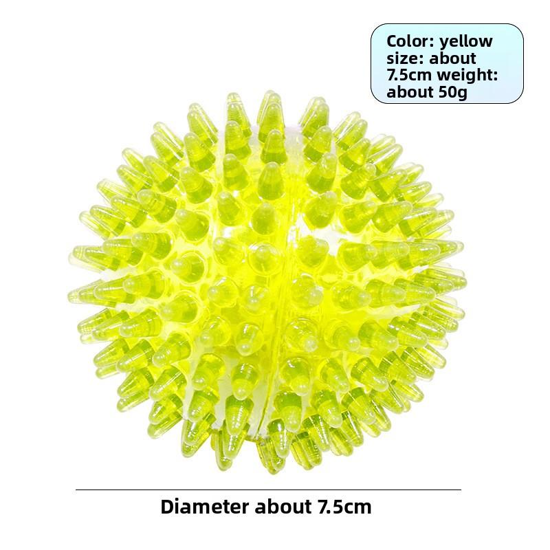 Thickened Pet Toy Sound-activated Ball for Dogs - A Round Toy with A Sound-producing Feature for Dogs To Chew and Clean Their Teeth.