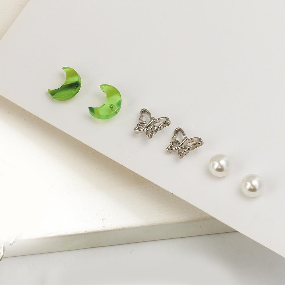 Acrylic Fashionable Leaf Earrings For Women Bold Butterfly Design Ideal Gifts For