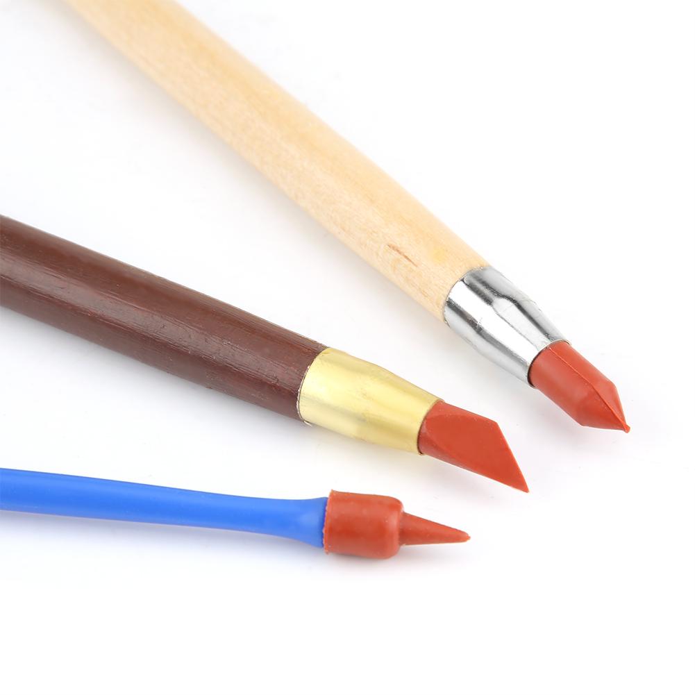 Silicon Polymer Head Pottery Clay Sculpting Modeling Pen Removing Traces DIY Tool