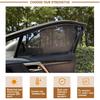2 Pack Universal Car Window Shade For Baby, Kids, And Pets - Side Sun Visor, UV Rays Protection - Perfect For Van, SUV