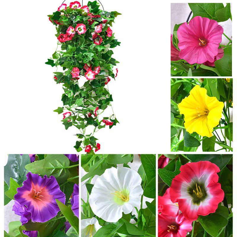 Fake Morning Glory Vine For Stunning Indoor And Outdoor Decoration**