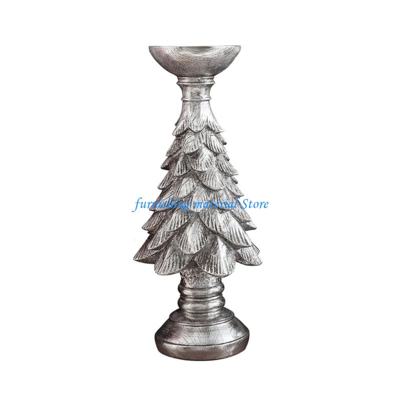 Y5GD Christmas Tree Resin Holders for Seasonal Home and Party Decors