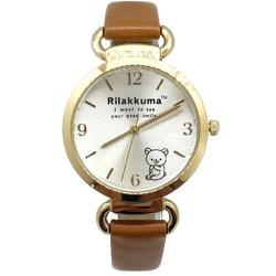Alias Rilakkuma Women's Leather Strap Casual WW20104SXRK Wrist Watch