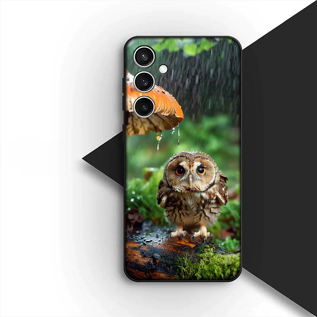 Cover Cartoon Eule Anime Handyhülle für Xiaomi Redmi 15 15C A4 A5 9A 9C NFC Note 9 8 9T 8T Hülle