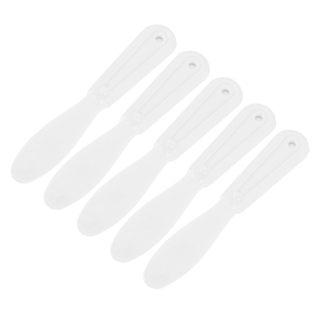 5Pcs Plaster Spatula Ergonomic Soft Touch Labor Saving Wear Resistant Mixing Stirring Spatula for