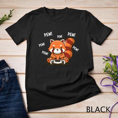 T-shirt Unisex Panda Rosso