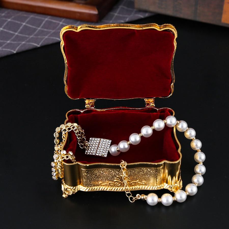 Light Luxury Ruby Jewelry Box Diamond Ring Pearl Jewelry Storage Box High-end Ornament