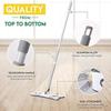 X Type Floor Squeeze Mop with Replacement Mop Pads Self Wringing Flat Mop Hands Free Wash Household Floor Mop Home Cleaning Tool