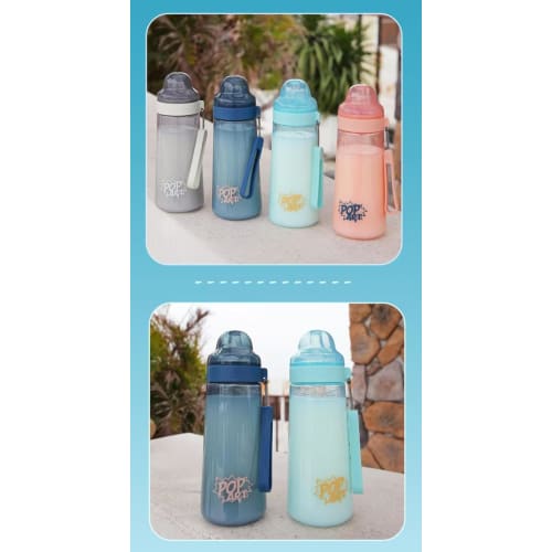 500ml Clear Plastic Water Bottle with Direct Drinking Function, Pacifier Compatible, Baby Bottle for Adults and Kids, Suitable for Boys and Girls, Uni