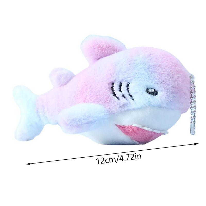 

12 см мультяшная акула плюшевая кукла милые акулы брелок мягкие мягкие куклы кулон