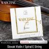 WARCHAL Amber Czech Violin E Steel String Anti-Squeak Design