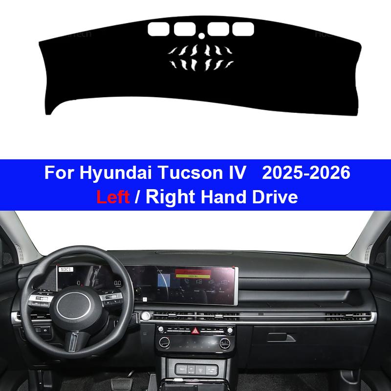 For Hyundai Tucson IV 2026 2026 2027 Car Interior Accessories Anti-UV Pad Mat Dashmat Dash Pad Dashboard Cover Protector Carpet