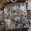 25-Sheet Vintage Plant & Flower Glass Bottle Stickers, Retro Floral Patterns & Self-Adhesive, for DIY Crafts