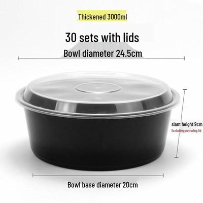 Xihuo Round Disposable Takeout Containers