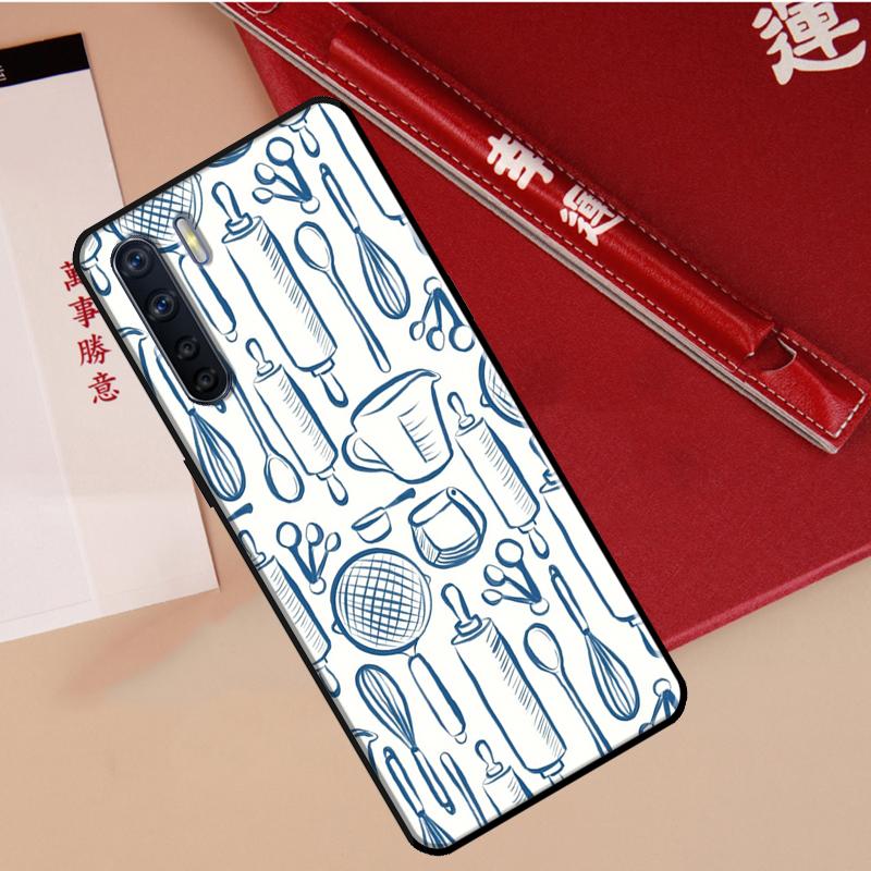 Cooking Chef Knives Case For Oppo A94 A18 A74 A57 A17 A77 A38 A58 A78 A98 A54 A80 A60 A40 A96 A76 A16 A15 A5 Pro