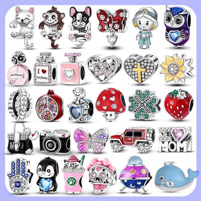 New 925 Silver Charm Bead Fit Original Bracelet Charms for Women Necklace DIY Jewelry Gift