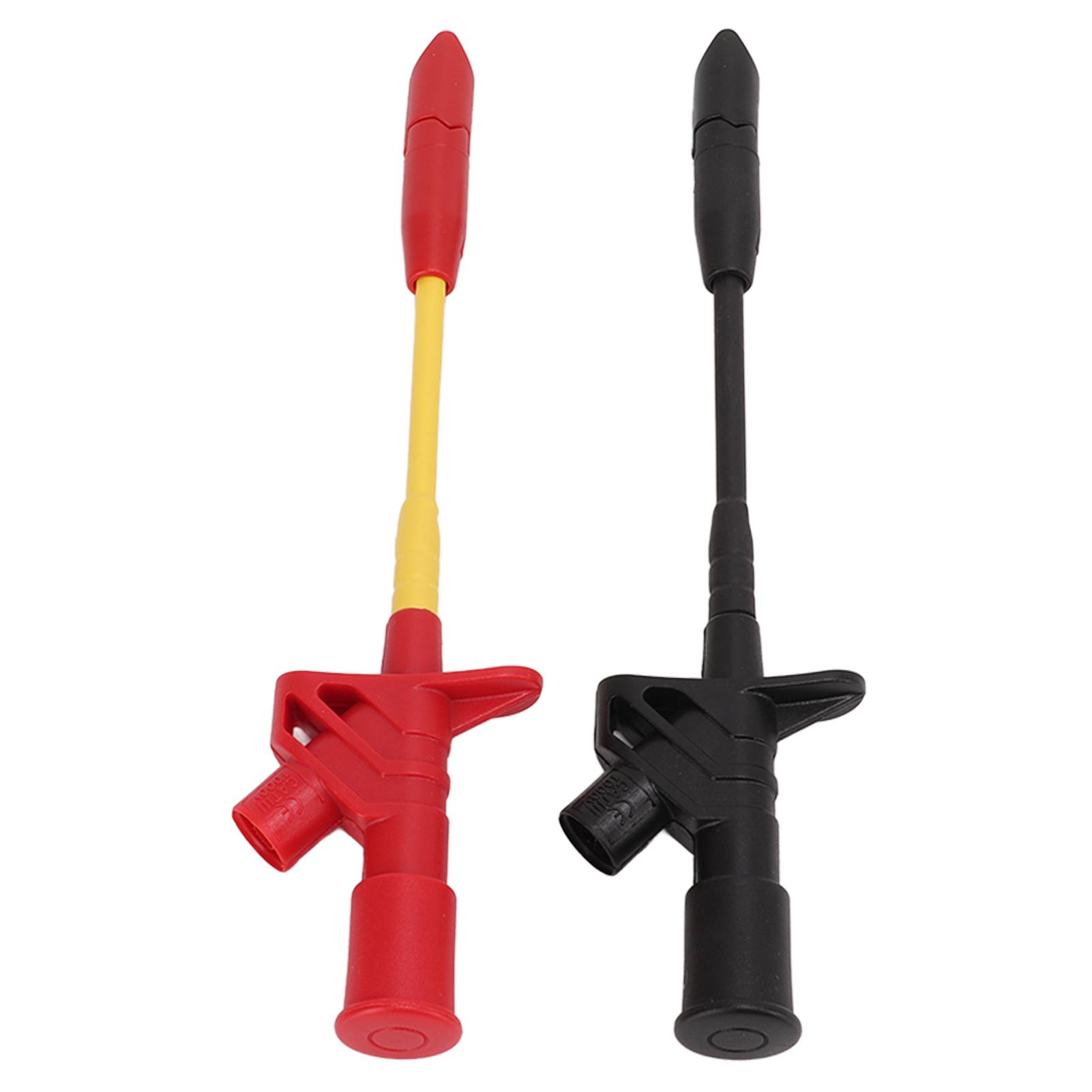 

2 ШТ. J.30019 Кліпса-гачок для тестування Ремонт автомобіля Мультиметр Тестовий гачок з гніздом типу банан 4 мм для ланцюга