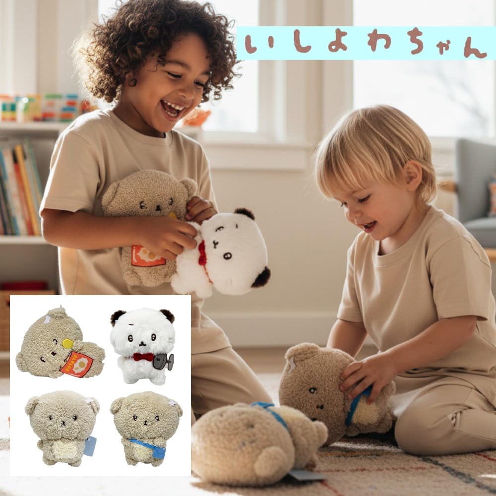 Ishiyowa-chan Plush Toy, Daily Mascot, Approx. 17cm, Cute (Ishiyowa-chan (Potato Chips))