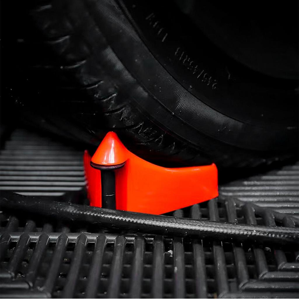 Tire Wedge Car Washing Water Pipe Anti-pinch Tools Auto Hose Guides Wheel Jamming Prevent Original Hose Wire Cable Guide