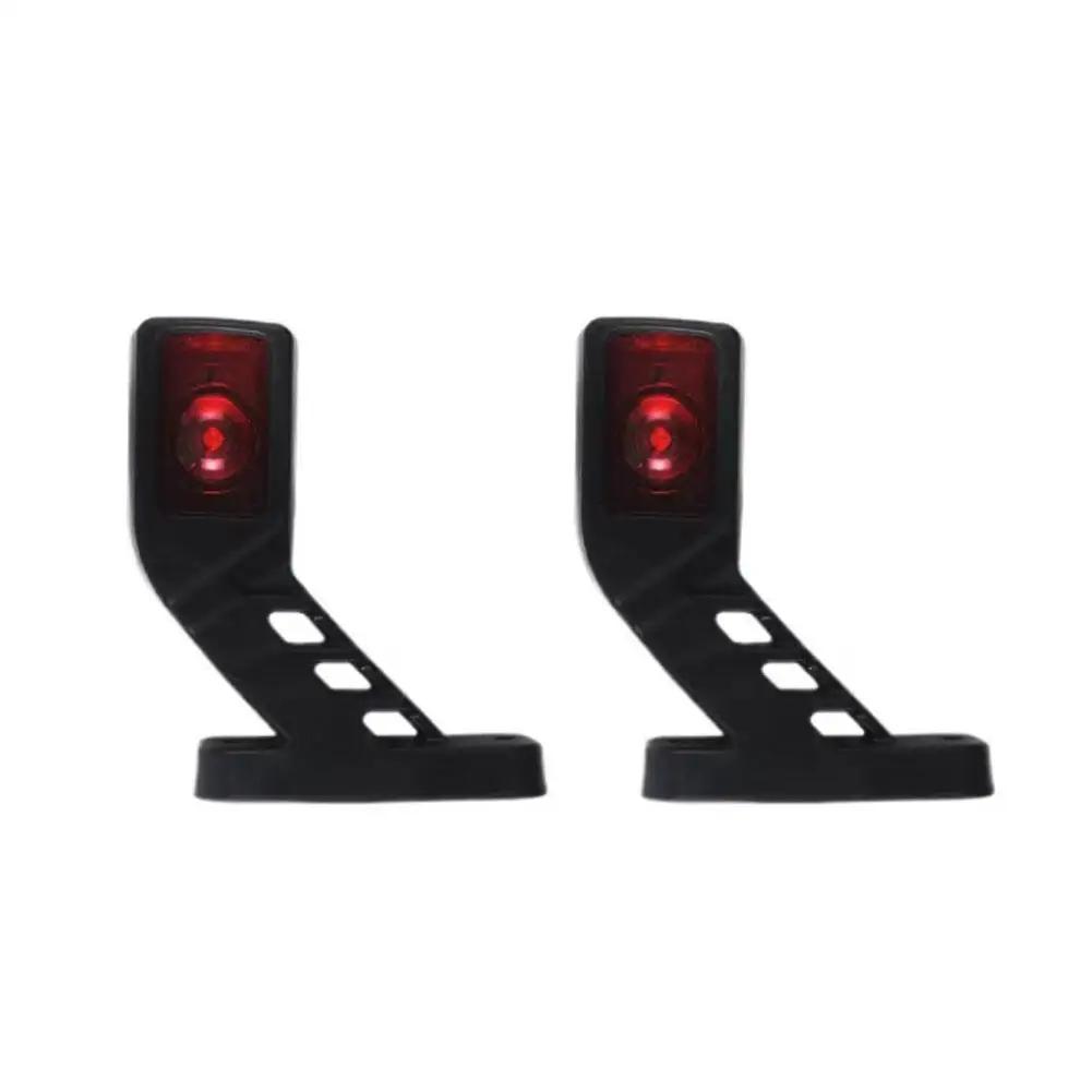12/24V LED Side Marker Light - White Red Yellow Indicator Lamp For Trailer Truck Van Lorry, Multi-Functional Trailer Side I L8D1