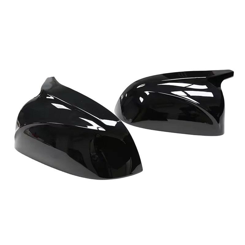 2Pcs Glossy Black Rear Side View Mirror Covers Shell Replacement For BMW X3 G01 Ix3 X4 G02 X5 G05 X6 G06 X7 G07