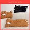 Creative Cartoon Cat Plush Pillow With Embroidered Animal Design For Sofa And Bed Comfort