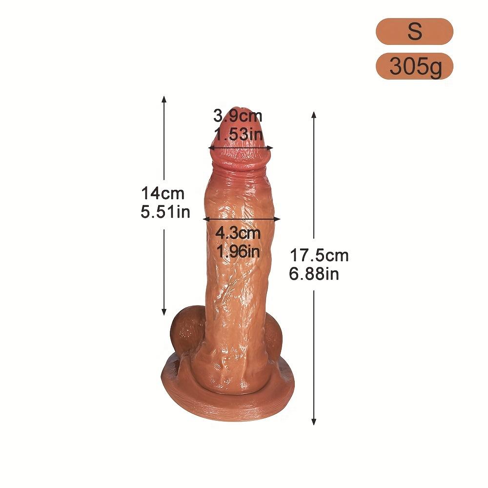 Luxurious Realistic Dildo Soft Liquid Silicone Rubber Ribbed Simulation Dildo for Women,Bulky Female Sex Toy with Lifelike Texture and Veins