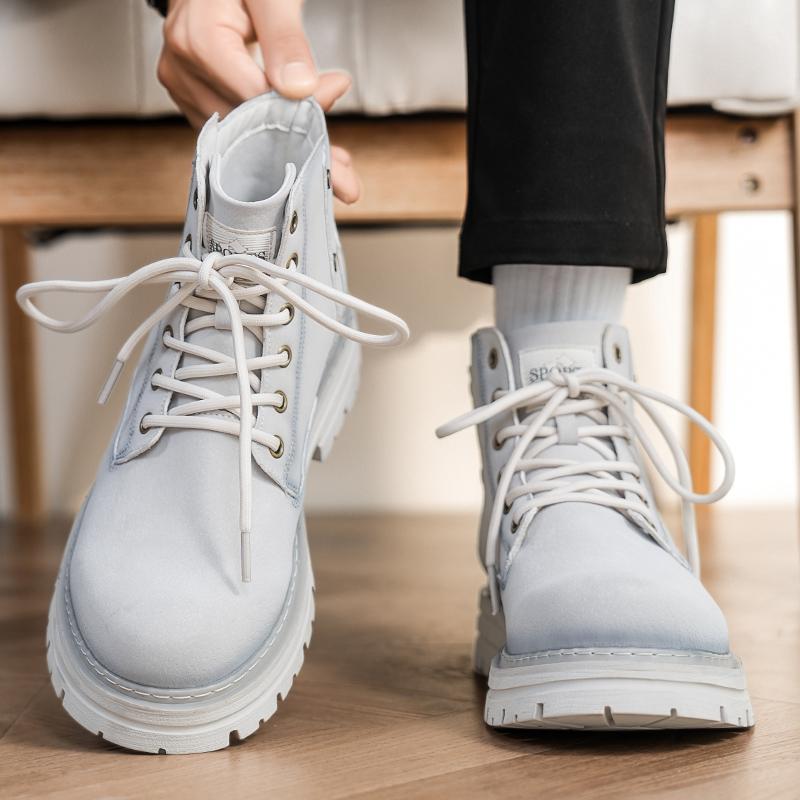 Nowe buty motocyklowe i do kostki Wodoodporne buty Męskie skórzane buty Męskie buty casualowe Bota Masculina Męskie buty z wysoką cholewką