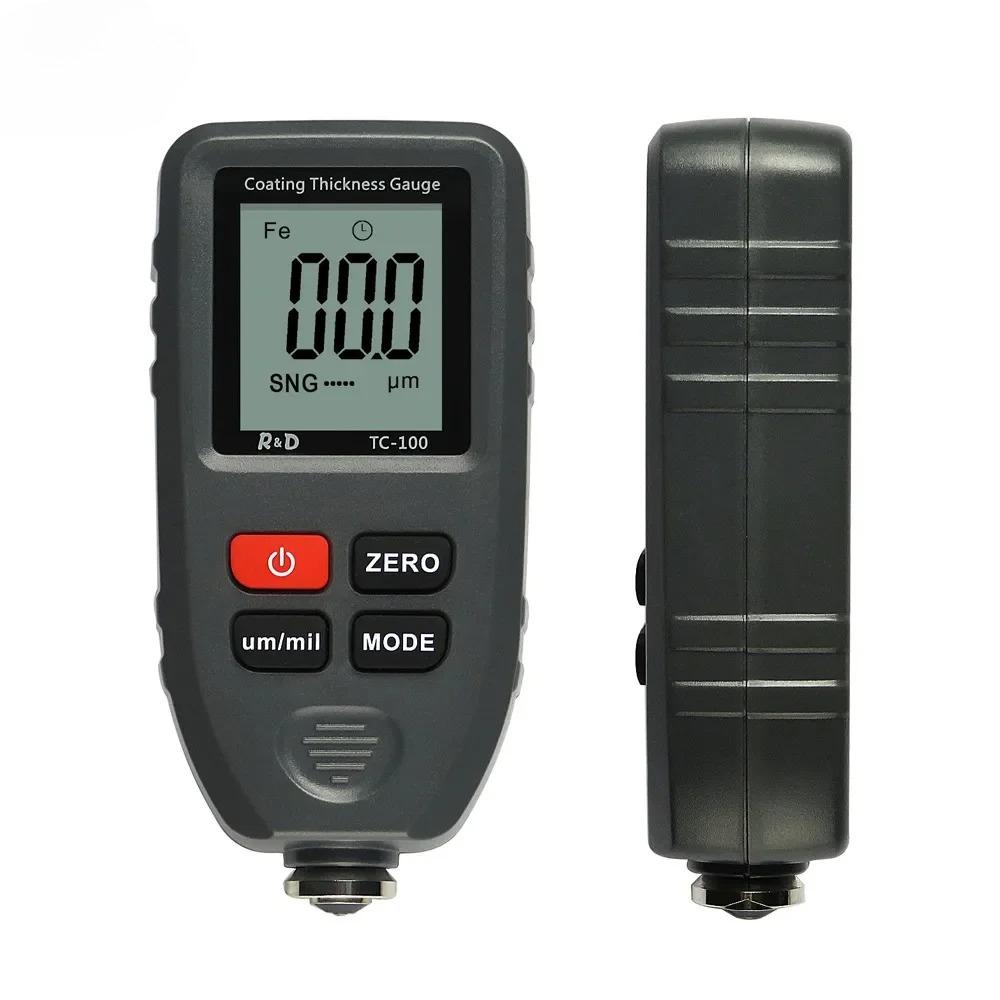 Coating Thickness Gauge High Precision Iron Aluminum Dual Use Automotive Paint Film Tester Car Metal Wall Inspection No battery
