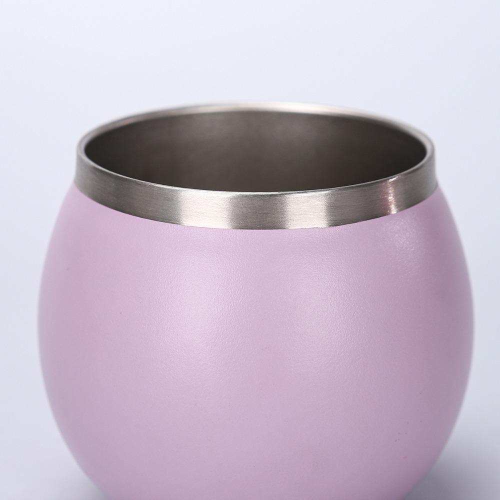 with Straw and Lid Portable Egg Cup Double Wall Tumbler Cup Argentine Yerba Mate Cup  Office